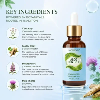 Soothevia® evening drops with motherwort and milk thistle