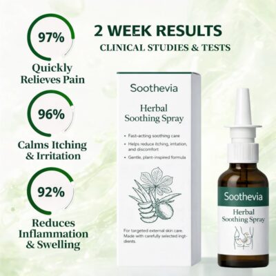 Soothevia Hemorrhoid Spray with touch-free application
