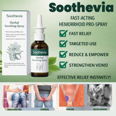 Soothevia aescin and witch hazel topical spray